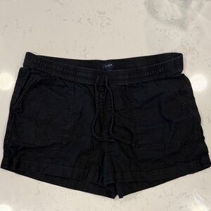 J. Crew Women's High Waist Black Shorts